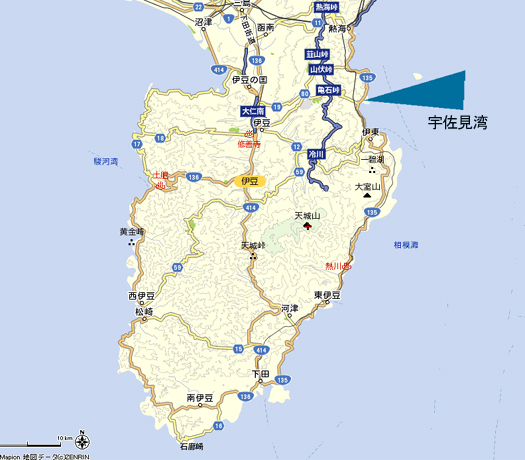 伊豆半島地図