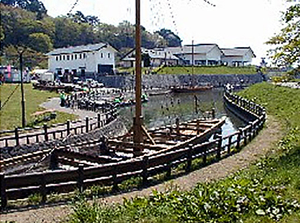 黒沢尻河岸のあった北上市展勝地