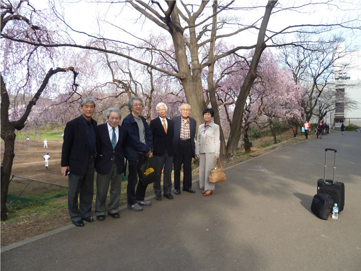 2014年3月の例会後のお花見散歩3